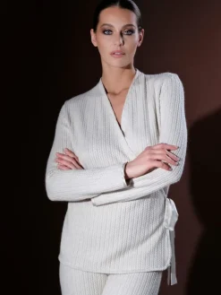 Hausanzug LOUNGE No. 6 wollweiß Viscosemix von Verdiani