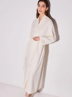 Hausmantel PANNA cremeweiß von Chiara Fiorini