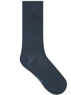Herren Seidensocken glatt mit 91% Seide von Bleuforêt