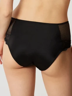 Hoher Slip mit Spitze GABY uni von Maisonlejaby