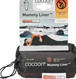Innenschlafsack mit Seide MUMMY LINER Thermolite Silk von Cocoon®