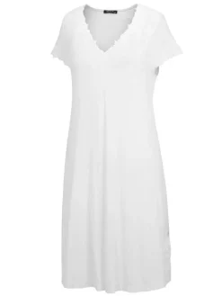 Kurzarm Nachtkleid BLU SKY von Fürstenberg Black Label