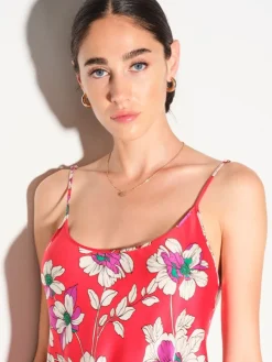 Kurz-Pyjama SOFIA Viscose rot von Chiara Fiorini