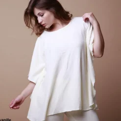 Kuschel-Baumwolle Poncho / Bigshirt CASUAL von GATTINA