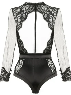 Langarm Body Spitze MARLENE Prelude Milano