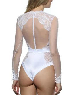 Langarm Body Tüll Spitze MARLENE Prelude Milano