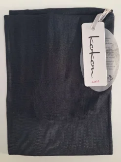 Langarm Rollkragen Shirt NETZTÜLL 100% Seide Kokon Zwo