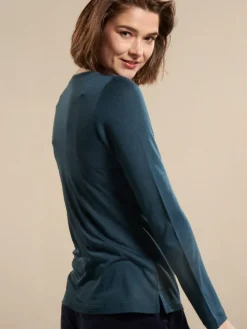 Langarm Shirt CINDA No. 2 von Kokon Zwo mit Seide und Leinen