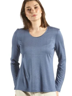 Langarm Shirt CINDA No. 2 von Kokon Zwo mit Seide und Leinen