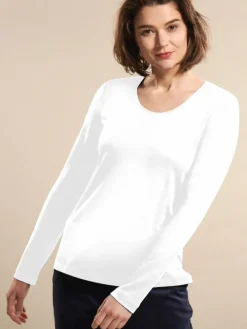 Langarm Shirt CINDA No. 2 von Kokon Zwo mit Seide und Leinen