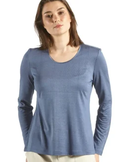 Langarm Shirt CINDA No. 2 von Kokon Zwo mit Leinen