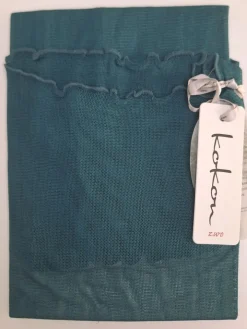 Langarm U-Boot Shirt NETZTÜLL 100% Seide von Kokon Zwo