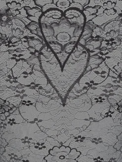 Langarm-Body COEUR Spitze schwarz von Cadolle