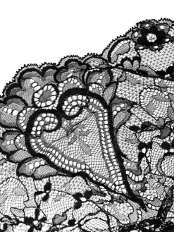 Langarm-Body COEUR Spitze schwarz von Cadolle