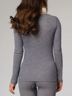 Langarmshirt 2716 Baumwolle Wolle Seide comazo|earth