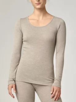 Langarmshirt 2716 mit Wolle und Seide comazo|earth