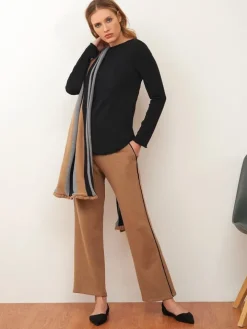 Langarm-Shirt mit Wolle von Chiara Fiorini