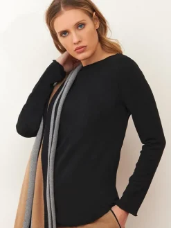 Langarm-Shirt mit Wolle von Chiara Fiorini