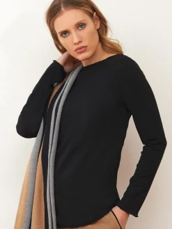 Langarm-Shirt mit Wolle von Chiara Fiorini