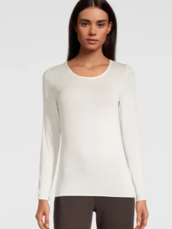 Langarmshirt von Oscalito Jersey mit Modal und Kaschmir