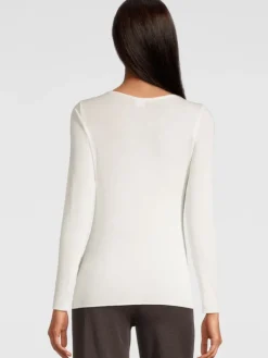 Langarmshirt von Oscalito  mit Modal und Kaschmir