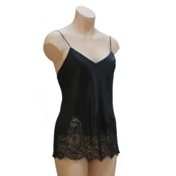 Langes Seidentop TONES LACE Seide von Luna di Seta