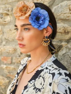 Langes Sommerkleid ELLA in schwarz-creme von Chiara Fiorini