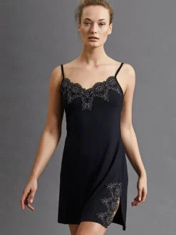 LAST PIECE Modal Nachthemd BLACK schwarz Größe 36 von Fürstenberg