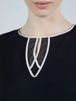 LAST PIECE Modal Schlafanzug WKND No. 1 schwarz-puder von Verdiani Größe 44