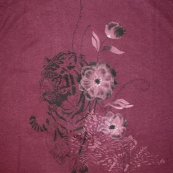 LAST PIECE Morgenmantel WINTER BEAUTY bordeaux-rot Größe 44 von Triumph mit Modal