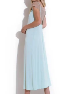 LAST PIECE Nachtkleid VERDE lang von Chiara Fiorini mit Modal Größe 44