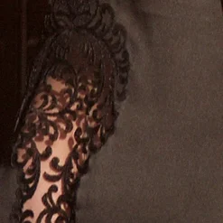 LAST PIECE Negligé SUPPER CLUB mit Seide von Shell Belle Couture Größe S schwarz