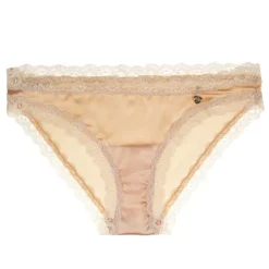 LAST PIECE Slip KNICKERWORLD APRICOT Mimi Holliday XS mit Seide