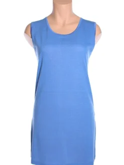 LAST SIZE 100% Bourette Seide LONG TOP von Alkena orange Größe XL