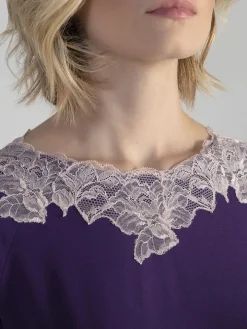 LAST SIZE Modal Pyjama VIOLET in lila von Verdiani Größe 40