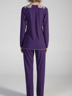 LAST SIZE Modal Pyjama VIOLET in lila von Verdiani Größe 40