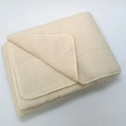 LAST SIZE natur-f.a.n. Schafwolle LAMMFLOR UNTERBETT Matratzenauflage 180x200 cm