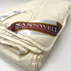 LAST SIZE Sommerdecke dünn mit Schafwolle von Sannwell 135x200 cm