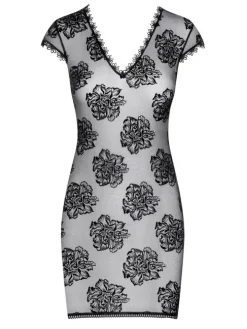 Lingerie Kleid ROBE 11 Tüll schwarz von Cadolle