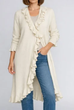 Long-Strickjacke MARISA mit Merino und Kaschmir von Paolucci