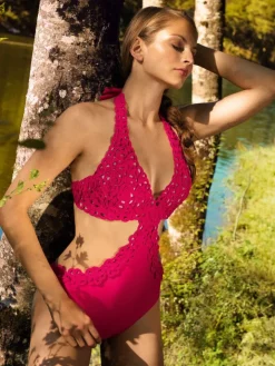 Makramee Bügel Badeanzug CHACHA von Nicole Olivier