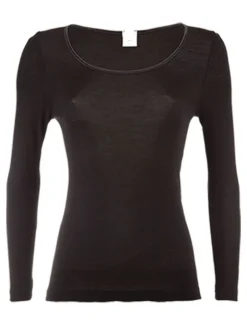 Merino Seide LANGARM SHIRT Rundhals von Artimaglia