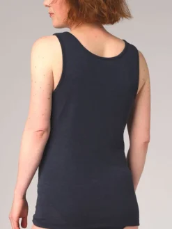 Merino Seide Unterhemd 2703 mit breitem Träger comazo|earth