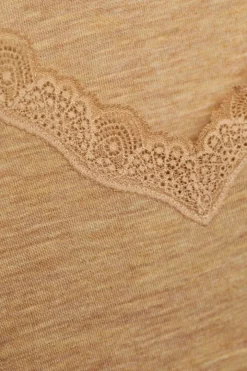 Merino Seide Unterhemd 2703 mit breitem Träger comazo|earth