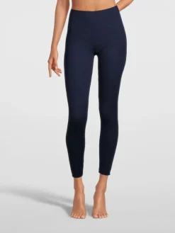 Merino Wolle-Seide Leggings Rippjersey von Oscalito