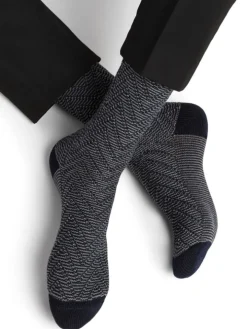 Merinowolle Herren Socken warm von Bleuforet