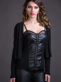 Merinowolle-Seide BOLERO Jäckchen von Artimaglia