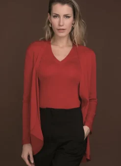 Merinowolle-Seide CARDIGAN Strickjacke von Artimaglia