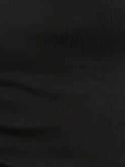 Merinowolle-Seide Langarm-Shirt gerippt von Oscalito