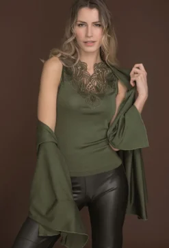 Merinowolle-Seide STOLA Schultertuch von Artimaglia